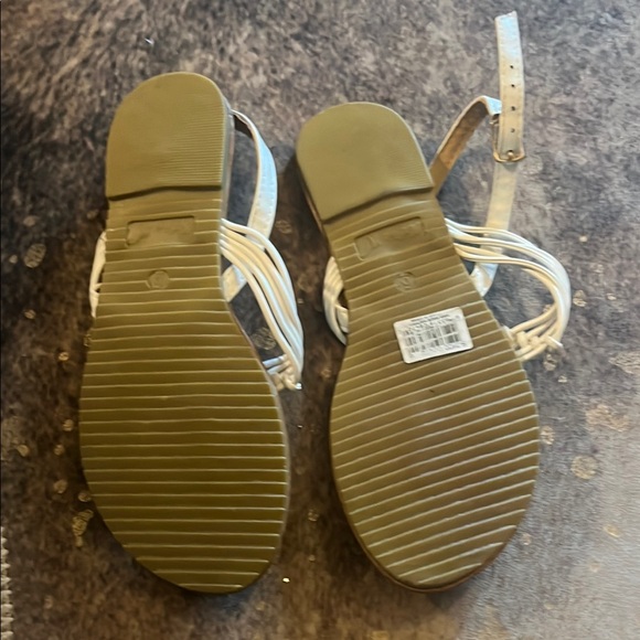 Michael Kors White Braided Sandals - Picture 3 of 5